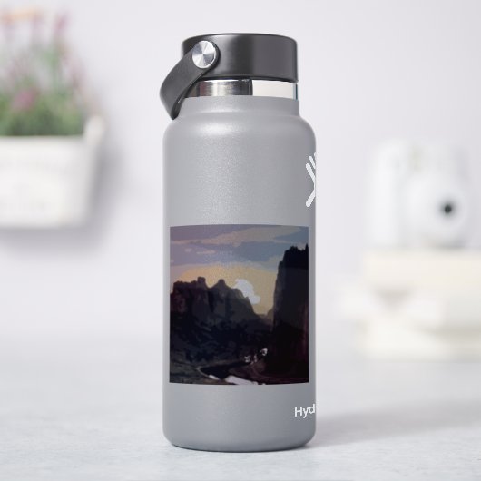 Smith Rock bei Sunset Aufkleber (HydroFlask)