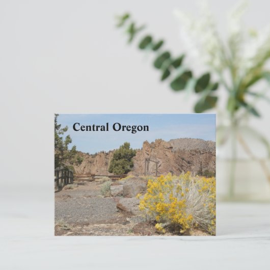 Smith Rock Fall Postkarte (Stehend Vorderseite)
