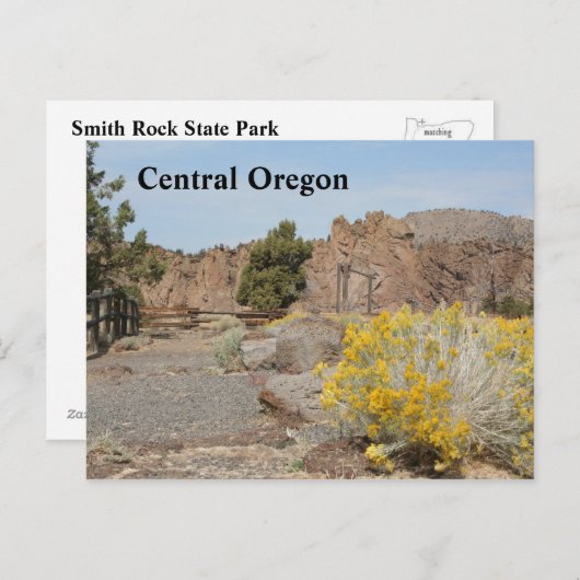 Smith Rock Fall Postkarte (Vorne/Hinten)
