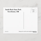 Smith Rock Fall Postkarte (Rückseite)