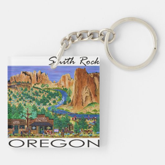 Smith Rock Key Chain Schlüsselanhänger (Rückseite)