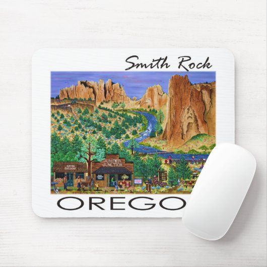 Smith Rock ~ Oregon Mousepad (Mit Mouse)