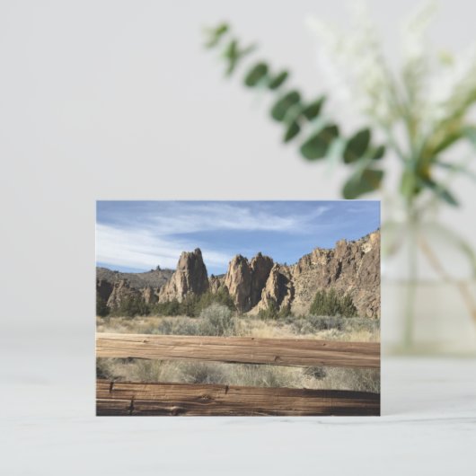 Smith Rock Park Oregon Postkarte (Stehend Vorderseite)
