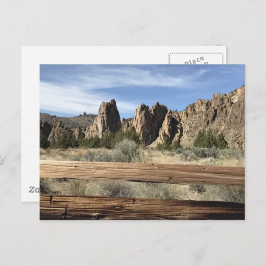 Smith Rock Park Oregon Postkarte (Vorne/Hinten)