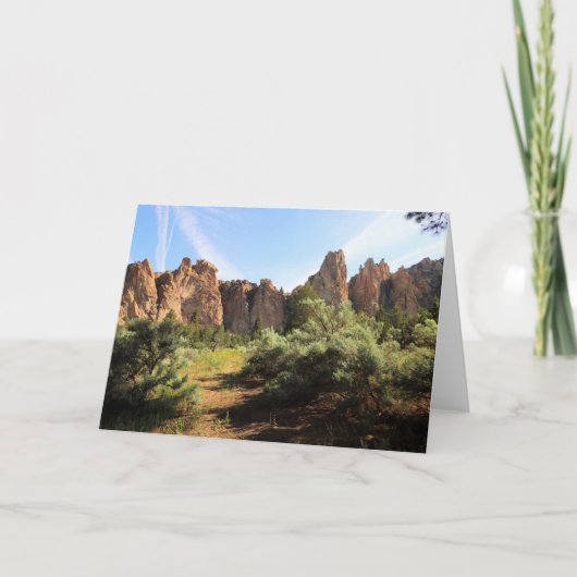 Smith Rock Staat Park, OR Karte (Vorderseite)