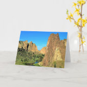 Smith Rock Staat Park, OR Karte (Gelbe Blume)