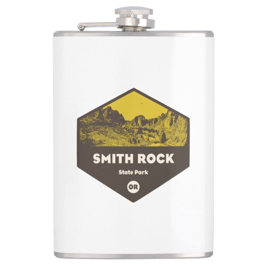 Smith Rock Staat Park Oregon Flachmann (Vorderseite)