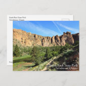 Smith Rock Staat Park, Oregon Postkarte (Vorne/Hinten)