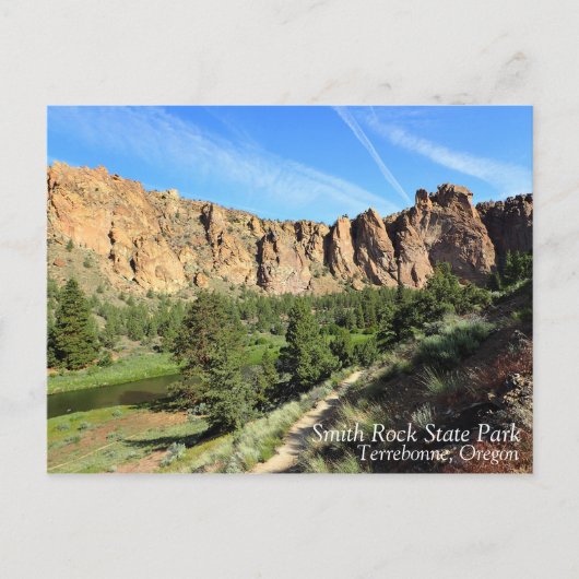 Smith Rock Staat Park, Oregon Postkarte (Vorderseite)
