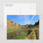 Smith Rock Staat Park, Oregon Postkarte (Vorne/Hinten)
