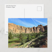 Smith Rock Staat Park, Oregon Postkarte (Vorne/Hinten)