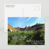 Smith Rock Staat Park, Oregon Postkarte (Vorne/Hinten)