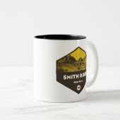 Smith Rock Staat Park Oregon Zweifarbige Tasse (VorderseiteRechts)