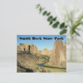 Smith Rock Staat Park Reisen Foto Postkarte (Stehend Vorderseite)