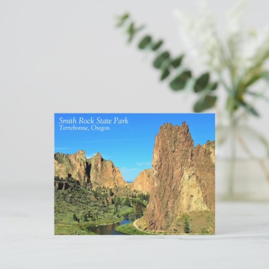 Smith Rock State Park, OR Postkarte (Stehend Vorderseite)