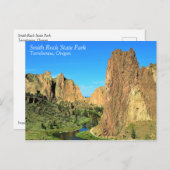 Smith Rock State Park, OR Postkarte (Vorne/Hinten)