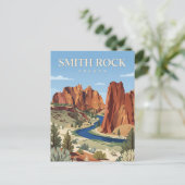 Smith Rock State Park Oregon Postkarte (Stehend Vorderseite)