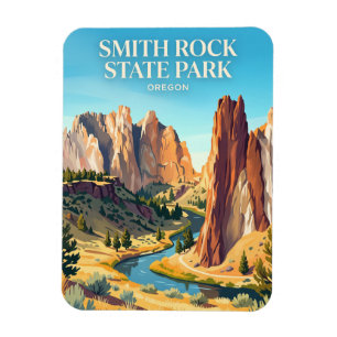 Smith Rock State Park USA Magnet