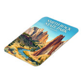 Smith Rock State Park USA Magnet (Linke Seite)