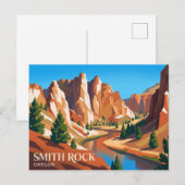Smith Rock State Park USA Postkarte (Vorne/Hinten)