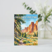 Smith Rock State Park USA Postkarte (Stehend Vorderseite)