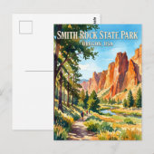 Smith Rock State Park USA Postkarte (Vorne/Hinten)