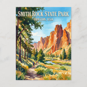 Smith Rock State Park USA Postkarte