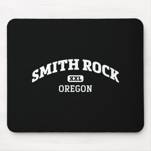 Smith Rock Uni Style Rock Climbereich Design Mousepad (Vorne)