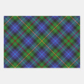 Smith Scottish Clan Tartan Kariertes Muster Geschenkpapier Set (Vorderseite)
