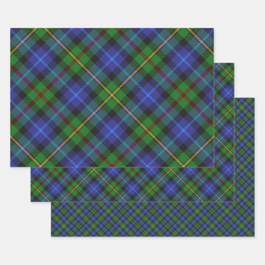 Smith Scottish Clan Tartan Kariertes Muster Geschenkpapier Set (Set)