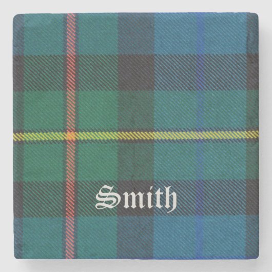 Smith, Smith Schottischer Tartan, Smith Clan, Smit Steinuntersetzer (Vorderseite)