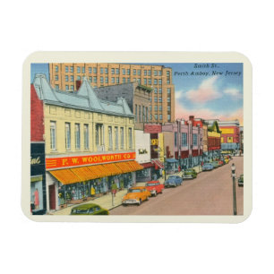Smith St., Perth Amboy, NJ im Vintage-Stil Magnet