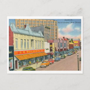 Smith St., Perth Amboy, NJ Vintage Postkarte