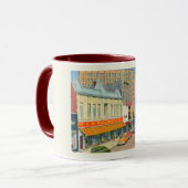Smith St., Perth Amboy, NJ Vintage Style Tasse (Vorderseite Links)