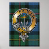 Smith Tartan & Abzeichen Poster (Vorne)