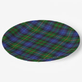 Smith Tartan Pappteller (Schrägansicht)