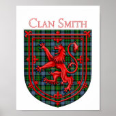 Smith Tartan Scottish Plaid Lion Rampant Poster (Vorne)