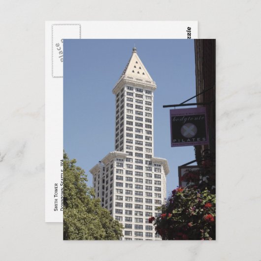 Smith Tower Postkarte (Vorne/Hinten)