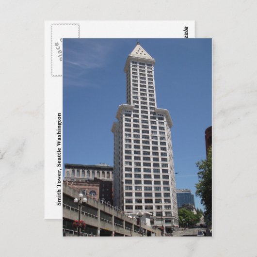 Smith Tower Postkarte (Vorne/Hinten)