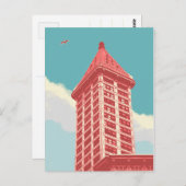 Smith Tower, Seattle Postkarte (Vorne/Hinten)