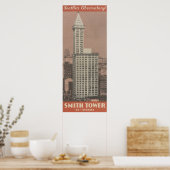 Smith Tower, Seattles Observatorium Poster (Küche)