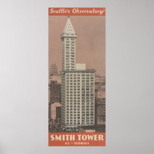 Smith Tower, Seattles Observatorium Poster (Vorne)