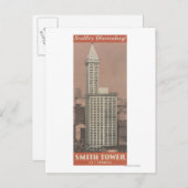 Smith Tower, Seattles Observatorium Postkarte (Vorne/Hinten)