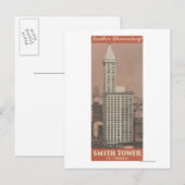 Smith Tower, Seattles Observatorium Postkarte (Vorne/Hinten)