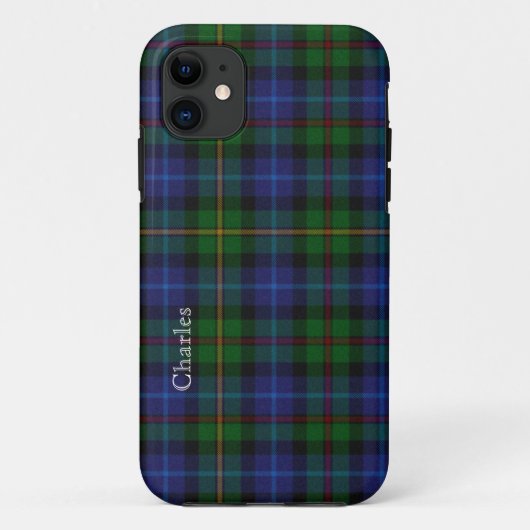 Smith Traditionelles Tartan Kariert Case-Mate iPhone Hülle (Rückseite)