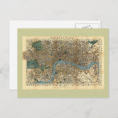 Smithe neue Karte von London 1860 (Vorne/Hinten)