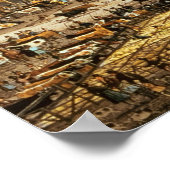 Smithfield Market, graviert von R.G. Reeve Poster (Ecke)