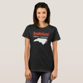 Smithfield North Carolina USA State America Travel T-Shirt (Vorne ganz)