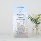 Smithfield St Bridge und Skyline Hochzeitsprogramm Programm (Stehend Vorderseite)