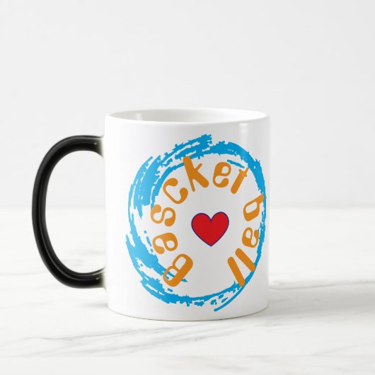 Smitho Basketball Mug – Keep Working Motivational Verwandlungstasse (Links)